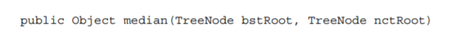 (a) Write a method that takes a binary tree and builds a new tree. The shape of the new tree is...-2