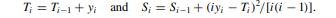 Compare the formulas given in Exercise 5.11 with the usual ones for computing a mean and variance...-1