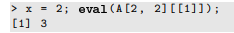 The R array class has the constructor with data a vector or list object, dim a vector of integers...-3