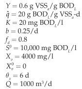 Calculate the hydraulic detention time (IJ) of a CSTR with settled-solids recycle if Discuss the...