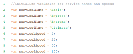 In this exercise, you will create a web page that uses variables to display information about...-2