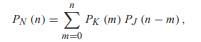 In this problem we show directly that the sum of independent Poisson random variables is Poisson....