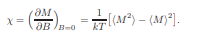 where the first term does not depend explicitly on the magnetic field B, and M is the magnetization...