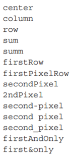 For each of the following, identify whether or not it is a valid variable name in Processing. For...