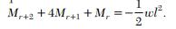 A beam of length l, supported at n points carries a uniform load w per unit length The bending...