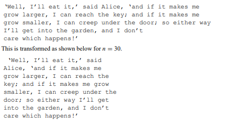 Write a program that reads a file and generates an output file with the same words as the input...-1