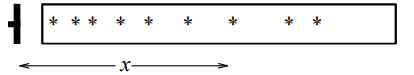 Unstable particles are emitted from a source and decay at a distance x, a real number that has an...