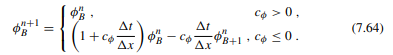 Show that a one-sided finite difference scheme, in time and in space, of the radiation condition...