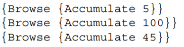 Explicit state and functions. This exercise investigates how to use cells together with functions....-1