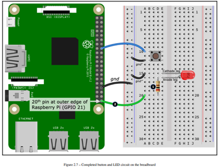 Here is how to connect the resistor into your breadboard. The following step numbers match the...