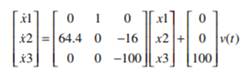 A Magnetic-Ball-Suspension system is described by the following set of equations: Use MATLAB to: (a)...