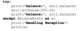 This exercise involves adding error handling support to the CurrentAccount class. In the...-2