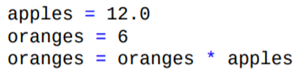 In the previous exercise, what happens if you omit the first statement (number = 0)? Explain why...