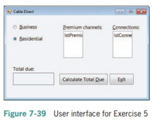 Create a Visual Basic Windows application. Use the following names for the solution, project, and...-1