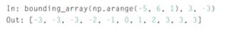 Write a function my_within_tolerance(A, a, tol) where the output is an array or list of the indices...-2