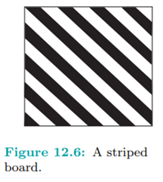 If you did Exercise 12.2 to create the synthetic striped board texture of Figure 12.6, apply it now...-1