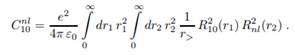 Calculate the energy splitting of the (1s) (2s)-state ( ~ |?100 ?200(±)) in the Helium spectrum, due...