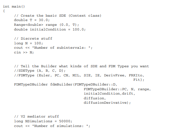 In Chapter 0 we developed a simple Monte Carlo framework to price one-factor plain options. We now...-1