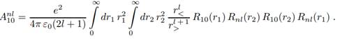 Show that the exchange integrals (8.180), which are responsible for the energetic separation of the...-1