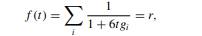 In smoothing spline computations, we need to solve nonlinear equations of the form for constants gi...