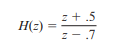 Consider a discrete-time system described by the following difference equation. (a) Find the...-2