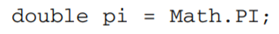 Write a Java program to compute the area of a circle whose radius is 5. For the value of PI, use...