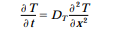 Nonsteady-state heat flow may be described by the following partial differential equation: where DT...-1