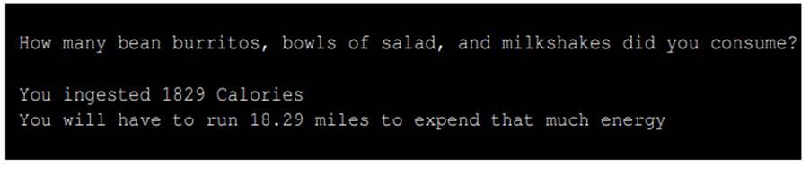 Table 4.3 lists the Calorie contents of several foods. Running or walking burns off about 100...-1