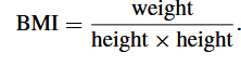 Write a program that computes the body mass index (BMI) of an individual. Your program should begin...-2