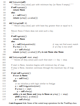 In Section 11.1.2 we claim that the find range method of a binary search tree executes in O(s+h)...