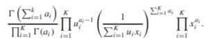 Let V = (V1,...,VK) be a continuous random vector, with and set where x = (x1,...,xK) is a vector of...-3