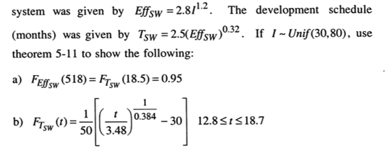 In example 13, the effort (staff-months) to develop software for a new