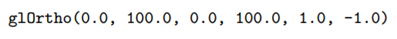 Return to the preceding experiment and flip the near and far values in the projection statement,...-1