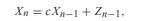 Continuing Problem 11.4.5 of the noisy predictor, generate sample paths of Xn and Yn for n = 0,...-1