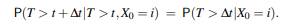 Let T denote the first time a chain leaves state i, Show that given X0 = i, T is conditionally...-2