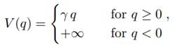 A particle of mass m performs a one-dimensional motion in the potential 1. With the variational...-1