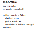 The greatest common divisor of two non-negative integers is the largest integer that evenly divides...-1