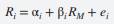 Assume that security returns are generated by the single-index model, where R i is the excess return...-1