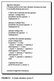 Given the distribution of operations from problem 9 .1, above, modify the algorithm of Fig. 9 .2 to...-1