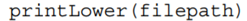 Repeat the previous question for lastWords(), but this time remove any trailing punctuation from the...