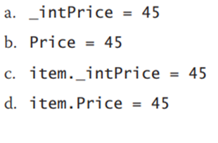 The Product class contains a Private variable named _inspire. The variable is associated with the...