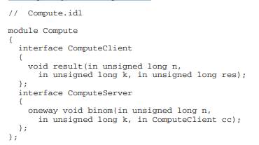 Specifying an operation to be invoked statically as oneway is an alternative to a dynamic invocation...