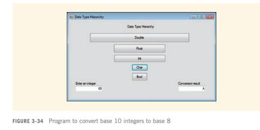 The interface shown in Figure 3-34 contains five centered buttons corresponding to five different...-1