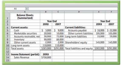 Champi, Inc., reported the following items at December 31, 20X8 and 20X7: Compute Champi’s (a)...