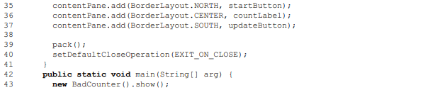 The following code doesn’t do what it was intended to do. Fix it. When the user clicks the “Start”...-2