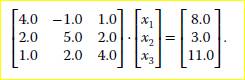 Use the bobcatLU() and bobcatBS() functions to solve the linear matrix system: Further, compare the...