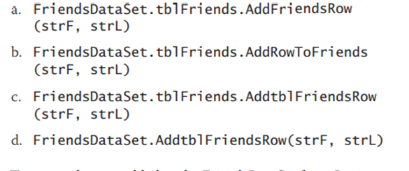 The Friends Dataset contains a table named befriends. The table contains two text fi eldest named...