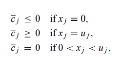 Consider a linear program with bounded variables: where the upper bounds u j are positive constants....-3