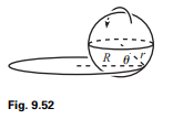 Consider a top made of a uniform disk of radius R, connected to the origin by a massless stick...-2