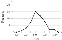 Shoe Sizes for 50 Females